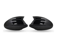 Car Door Side Wing Mirror Cap For E90 For E91 For E92 For E93 For E81 For E87 For E82 For E88 3 For 1 Series Accessories Replacement Rearview Side(Black)