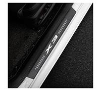 Car Door Sill Protector for B-MW X3 G01 2003-2020, Car Door Sill Scuff Plate 4D Carbon Fiber Sticker Welcome Pedal Threshold Auto Accessories - 4Pcs