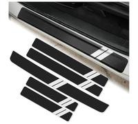 Car Door Sill Protector for Mercedes Benz X Class 2017-2020 V267,Door Sill Plate Protectors For Car,Sticker Trim Non-Slip,Welcome Pedal Car Accessories,Black and white