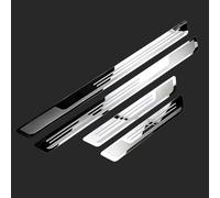 Car Door Sill Protector for Renault Captur 2 2024 2025 Accessories, 4 Pcs Stainless Steel Kick Plate Guard Protectors Car Sill Protectors Strips