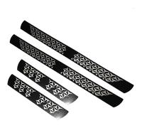 Car Door Sill Protector for RENAult Captur 2015-2020 4PCS Scuff Plate Stainless Steel Stickers Accessories,D/Pearl Black