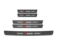 Car Door Sill Protector for Suzuki Swace 2020-2023, Carbon Fiber Anti Scratch Car Door Edge Entry Guards Sticker Rear Bumper Protectors Inner Accessories