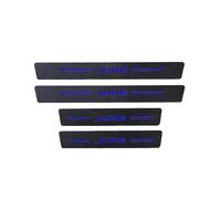 Car Door Sill Protector Kick Plates 4pcs Compatible with for Nissan juke 2000-2024 Carbon Fiber Scuff Guards Sticker,B