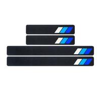 Car Door Sill Protector Strips For Audi Q2 Q3 Q4 Q5 Q7 Q8 Q9 S1 e-tron 2005-2027, Anti Kick Threshold Guard Non Slip Anti-Scratch Plates Pedal Body Decoration Accessory,A/Blue