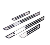 Car Door Sill Protector Strips for Bentley Continental GT 2004-2012, 4 PCS Stainless Steel Non Slip Anti Scratch Welcome Pedal Guard Accessories