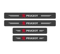 Car Door Sill Protector Strips, for Peugeot 4007 4008 404 405 406 407 408 408 Kick Plate Guard,Threshold Protection Sticker Automobile Decor Accessories,4 piece