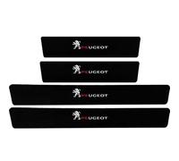 Car Door Sill Protector Strips for Peugeot Partner 2019-2023, Protector Threshold Protective Strips Carbon Fiber Inner Accessories