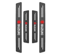 Car Door Sill Protector Strips for Suzuki Vitara 2014-2023, Protector Threshold Protective Strips Carbon Fiber Inner Accessories