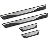 Car Door Sill Scuff Kick Plates Protector For Seat Leon (2009-2013), Stainless Steel Threshold Cover Protection Trim Anti Scratch Guard