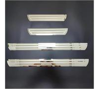 Car Door Sill Scuff Plate for VW T-ROC 2017-2022 2023 2024 Stainless Steel Kick Plates Car Threshold Scuff Plate Car Door Sill Protector Strips