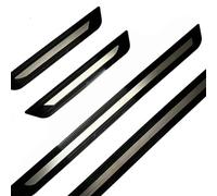 Car Door Sill Strips For Honda Jazz 2008-2017, Doorsill Protection Strip Edge Guards Protector Waterproof Welcome Pedal Decorative Accessories, Black Lass