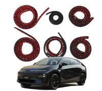 Car Door Soundproof Seal Kit for Xpeng G6 2022-2025, Rubber Weather Draft Seal Strip Wind Noise Reduction Kit for Car Window and Door, Trunk Edge, Engine Cover