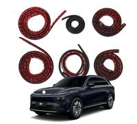 Car Door Soundproof Seal Kit for Xpeng G9 2022-2025, Rubber Weather Draft Seal Strip Wind Noise Reduction Kit for Car Window and Door, Trunk Edge, Engine Cover
