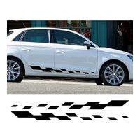 Car Door Sticker Racing Stripes Graphics Exterior Accessories, for Audi A1 8X GB GBA Sportback Quattro Ego Plus TFSI E-Tron Urban