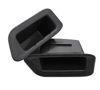 Car Door Storage Bin, Wivplex ABS Car Armrest Container Door Storage Box Handle Boxes Case, for Ford, for Ecosport, 2012-2017 Accessories Car Door Handle Storage Box(BLACK ABS black front 2pcs)