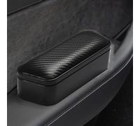 Car Door Storage Box For Honda Fit/Jazz 2008-2010, Elbow Support Left Armrest Pad Comfortable Organization Adjustment Interior Accessories,D/Black