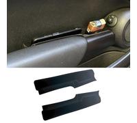 Car Door Storage Box for MINI Cooper R55 R56 R57 R58 R59, Original Vehicle Data Modeling Flocked ABS Organizer Tray (2 PCS), Expand Interior Storage Without Blocking Door Function(Flocking Black)