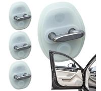 Car Door Strike Protector,Auto Door Lock Protector - Luminous Buffer Pad Anti Collision Luminous Shock Absorption for Slam Damage Noise Dust Truck RV