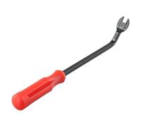 Car Door Trim Panel Fastener Removal Tool - Forged Steel Plier with Ergonomic Red/Black Handle, 225mm Length, for Upholstery Clips, Staples & F