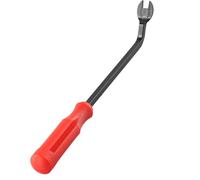 Car Door Trim Panel Fastener Removal Tool - Forged Steel Pry Plier with Plastic Handle for Upholstery, Clips, Staples & Facia (225mm, 72g)