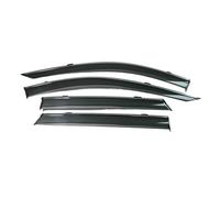 Car Door Visor Compatible For MG Mulan MG4 EV EH32 2022 2023 2024 Side Sun Rain Guard Deflectors Weathershileds Window Visor Car Stylings(Chrome Strip)