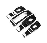 Car Door Window Armrest Switch Lift Adjust Panel Cover Trim For Mazda 3 BP 2019 2020 2021 2022 2023 2024 2025 HRQCTIM(Black)