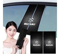 Car Door Window Pillar Post Trim for Suzuki 600 SX4 Jimny Escudo Swift Strom Samurai Ltz 400 Vitara Gsr,BC Column Stickers Accessories Car Window Pillar Posts Cover Trim
