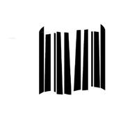 Car Door Window Pillar Posts Door Trim Cover Stickers Exterior Accessories,Automobile Door Window Pillar Post Trim,For Range Rover L322 2002-2012