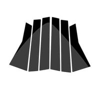 Car Door Window Pillar Trim for Hon da Civic Sedan 2016-2021, Self-adhesive Car B-Pillar Post Trim - Gloss Black Auto Door Window Post Cover Decoration Molding