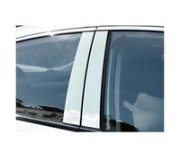 Car Door Window Rubber Seal Strip For Jeep For Compass 2007-2015 6PCS Complete Protective Upgrade Kit With Silver Carbon And Gloss Black B & C Pillar Covers AJOHBM