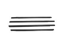 Car Door Window Trim Seal for Citroen for Elysee 2014 2015 2016 4 Pcs Car Window Glass Rubber Protect Strip 9805767980(Black)