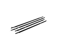 Car Door Window Trim Seal for Lexus for LX450 1991 1992 1993 1994 1995 1996 1997 1998 4 Pcs Window Glass Rubber Sealing Belt Weatherstrip 75730-60020(Black)
