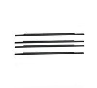 Car Door Window Trim Seal for Mitsubishi for Outlander for Sport for GA 2010 2011 2012 2013 2014 2015-2021 4pcs Car Door Window Glass Seals Belt Trim Weatherstrip