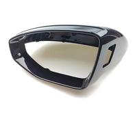 Car Door Wing Mirror Cap For A6 2019 2020 2021 2022 Car Reversing Rearview Mirror Shell Stuff Parts Piano Bright Black Side Cap Housing(C)