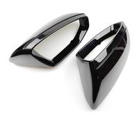 Car Door Wing Mirror Cap For A6 2019 2020 2021 2022 Car Reversing Rearview Mirror Shell Stuff Parts Piano Bright Black Side Cap Housing(A)
