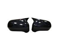 Car Door Wing Mirror Cap For Civic 8th 2005-2011 Car Rearview Side Mirror Cover Wing Cap Sticker Door Rear View Case Trim Auto Parts(No Light Black)