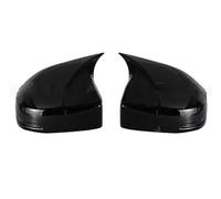 Car Door Wing Mirror Cap For Fit For Jazz For City 2014-2018 For Shuttle 2015-2019 Car Rearview Side Mirror Cover Sticker Wing Cap Auto Parts(No Light Black)