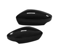 Car Door Wing Mirror Cap For Skoda For Fabia For III 2015-2019 Gloss Black L+R Wing Door Mirror Cover Caps Casing 1 Pair 6V0857537 6V08575379B9 Auto Parts