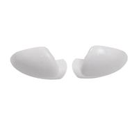 Car Door Wing Mirror Cover Glossy Black/White Car Side Wing Mirror Cap For Buick For Regal 2009-2016(White 1 pair)