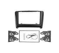 Car Double 2 Din Fascia Radio CD DVD Stereo Panel Dash Mount Trim Kit Audio Surround Frame Plate Bezel For TT (8J) 2006-2014 Radio Frame(173x98mm)