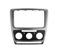 Car Double Din For Skoda For Octavia 2010 2011 20112-2013 Manual AC Fascia Stereo Radio Gps Dvd Panel Dash Mount Trim Kit Frame Accessories