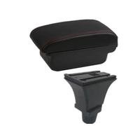 Car Double Layer Armrest Box PU Leather USB For Fiat 500 For CRONOS Car Central Storage Box Overall Armrest Box Accessories Multifunctional Box