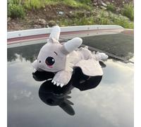 Car Dragons,Car Accessory Little Flying Dragon Plush,Toothless Stuffed Animal with Movable Wings and Suction Cup,Auto Exterior Cool Carroof Decoration Toy(#b)