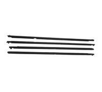 Car Draught Excluder Rubber Seal 4Pcs Window Weatherstrip for Mazda 3 2004-2009 Outer Window Glass Sealing Belts Trim Strips for Front Rear Windows Waterproof CAVINBDZ