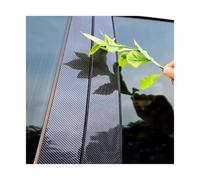 Car Draught Excluder Rubber Seal Door Window Center B C Pillar Post Middle Column Cover Trim Sticker For Nissan For Versa Sedan C11 2007-2012 CAVINBDZ(carbon fiber)
