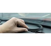 Car Draught Excluder Rubber Seal For Kia For Stinger Acoustic Seal Strip Seamless Dustproof Fill Door Gap Car Sealing Strip Add A Seal To The Car Modification CAVINBDZ(1 pieces Central control seal)