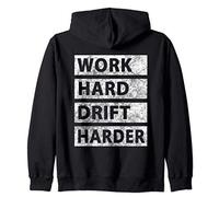 Car Drifting Tokyo JDM Drift Funny Japanese Car Drifting Zip Hoodie