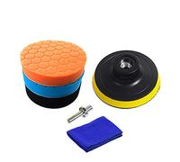 Car Drill Polishing Pads 3 Pcs Hexagonal Polishing Pad Set For Car Polisher, 3-6 cun(4 cun)
