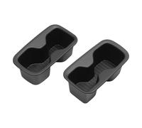 Car Drink Holder Compatible With Hyundai For Santa 6/7 Seats 2024-2026 Door Side Cup Holder Insert Shock-Absorbing Storage Tray 2pcs Tidying