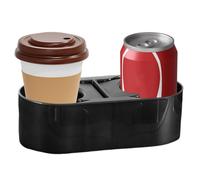 Car Drink Holder | Double Drink Holder for Car - Automotive Fixed Beverage Bracket Console Organizer, Efficient Space for Trip Off-Roading Camping Travel Bus Daily Use Driving Golf Cart Truck
